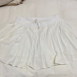 White Pleated Women's Skirt